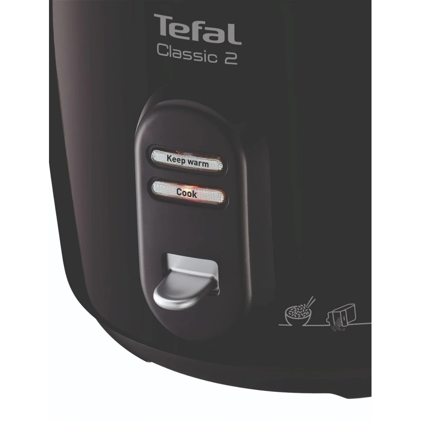 Tefal - Rijstkoker CLASSIC 500W/230V 3 l zwart