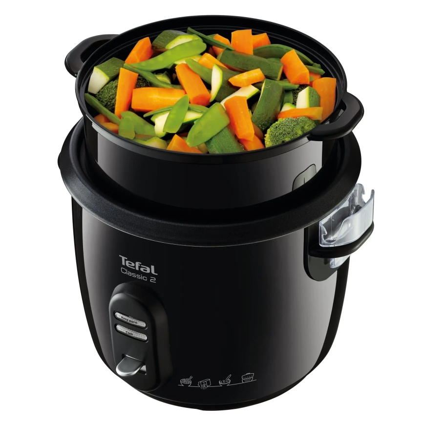 Tefal - Rijstkoker CLASSIC 600W/230V 5 l zwart