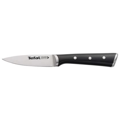 Tefal - Roestvrijstalen vleesmes ICE FORCE 9 cm chroom/zwart