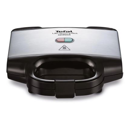 Tefal - Sandwich maker ULTRACOMPACT 700W/230V zwart/chroom
