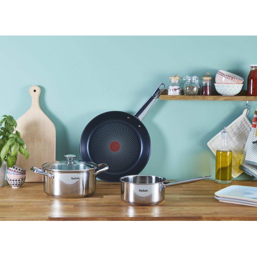 Tefal - Service d'ustensiles de cuisine 10 pce COOK EAT acier inoxydable
