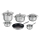 Tefal - Service d'ustensiles de cuisine 10 pcs DUETTO