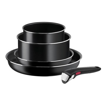 Tefal - Service d'ustensiles de cuisine 5 pce INGENIO EASY COOK & CLEAN BLACK