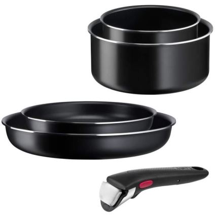 Tefal - Service d'ustensiles de cuisine INGENIO XL FORCE avec surface en titane 5 pcs