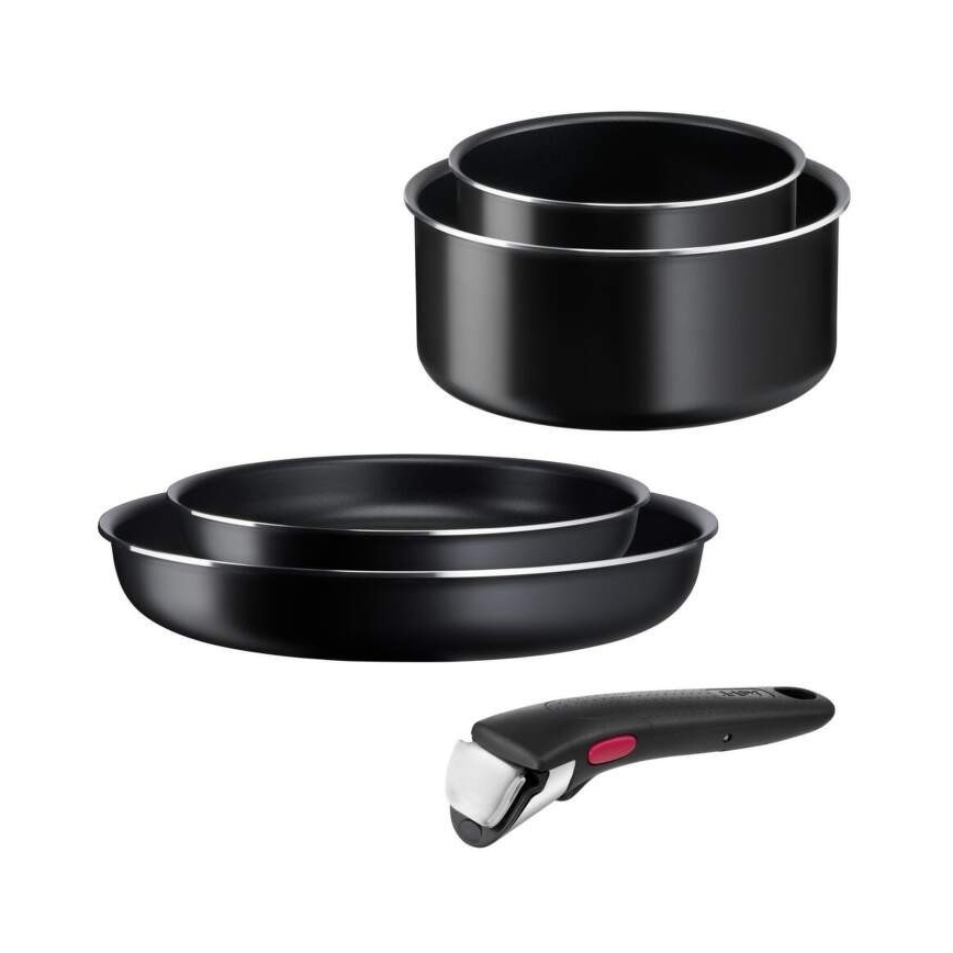 Tefal - Service d'ustensiles de cuisine INGENIO XL FORCE avec surface en titane 5 pcs