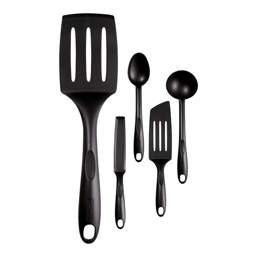 Tefal - Set keukengerei 5 st. BIENVENUE zwart