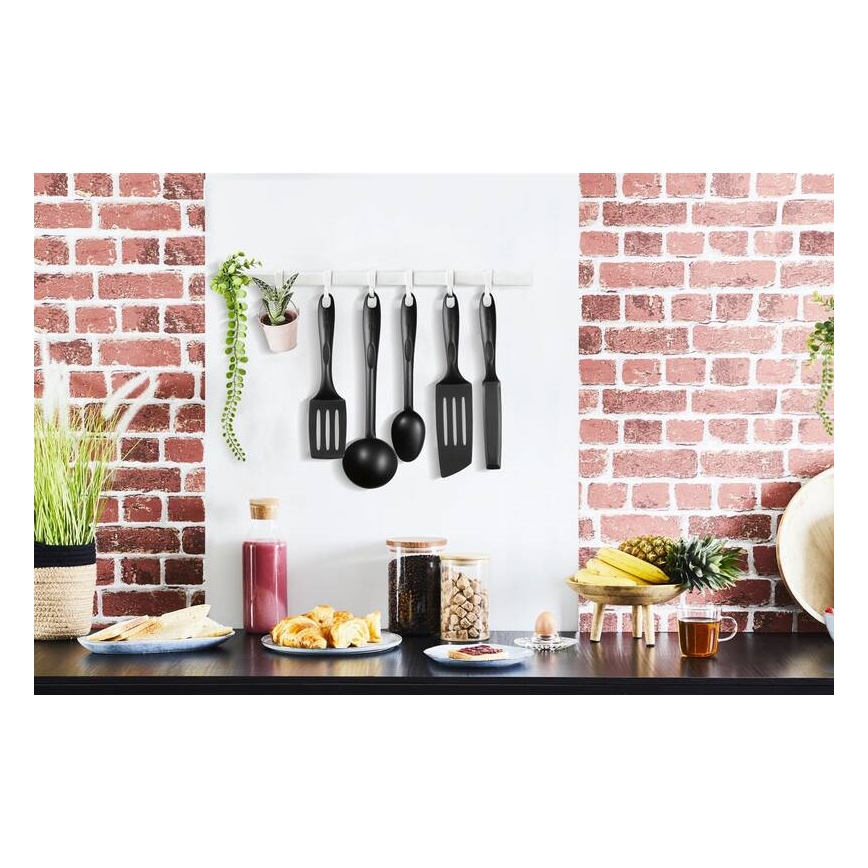 Tefal - Set keukengerei 9 st. BIENVENUE zwart