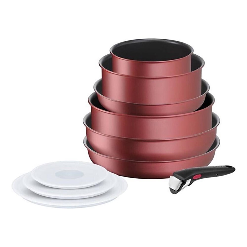 Tefal - Set kookgerei 10 st. INGENIO DAILY CHEF koper