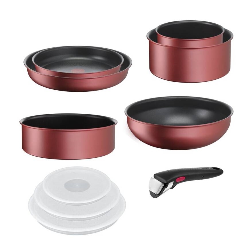 Tefal - Set kookgerei 10 st. INGENIO DAILY CHEF koper