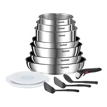 Tefal - Set kookgerei 13 st. INGENIO EMOTION roestvrij