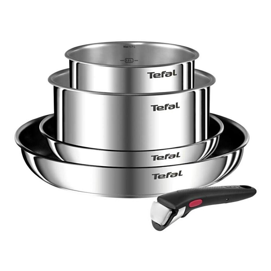 Tefal - Set kookgerei 5 st. INGENIO EMOTION roestvrij