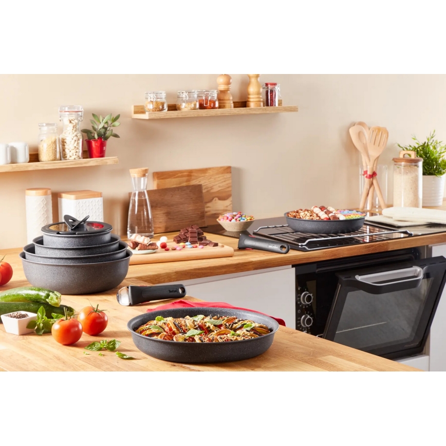 Tefal - Set kookgerei 7 st. INGENIO NATURAL FORCE