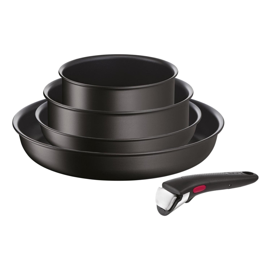 Tefal - Set kookgerei INGENIO ECO RESIST met een titaniumoppervlak 5 st.