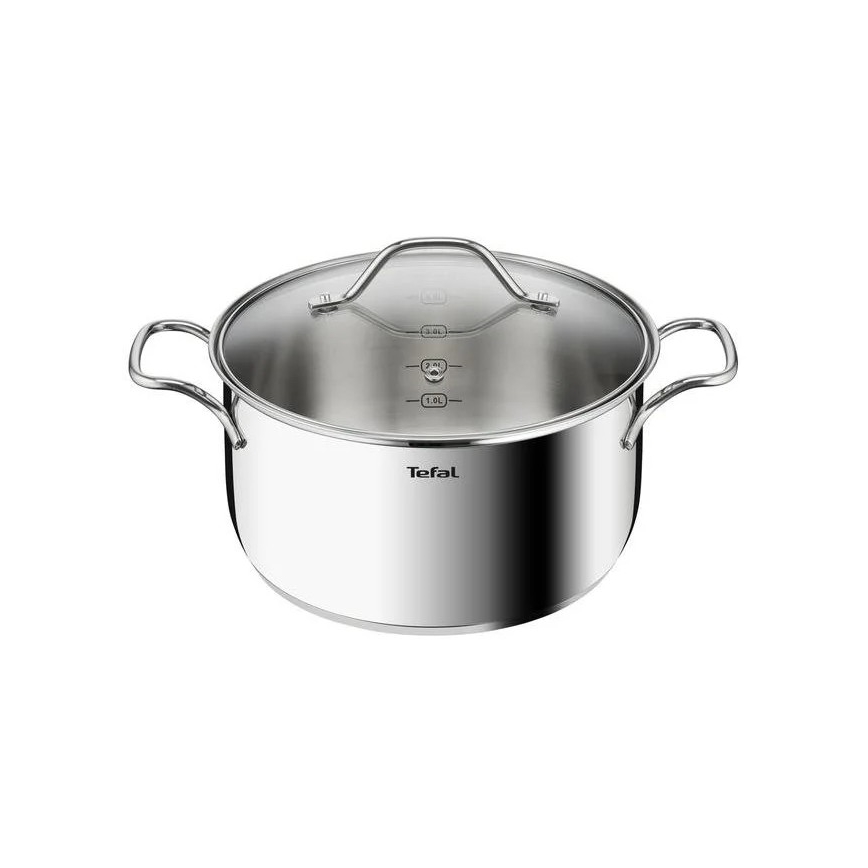 Tefal - Set potten 10 st. INTUITION roestvrij