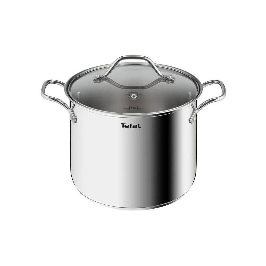 Tefal - Set potten 10 st. INTUITION roestvrij