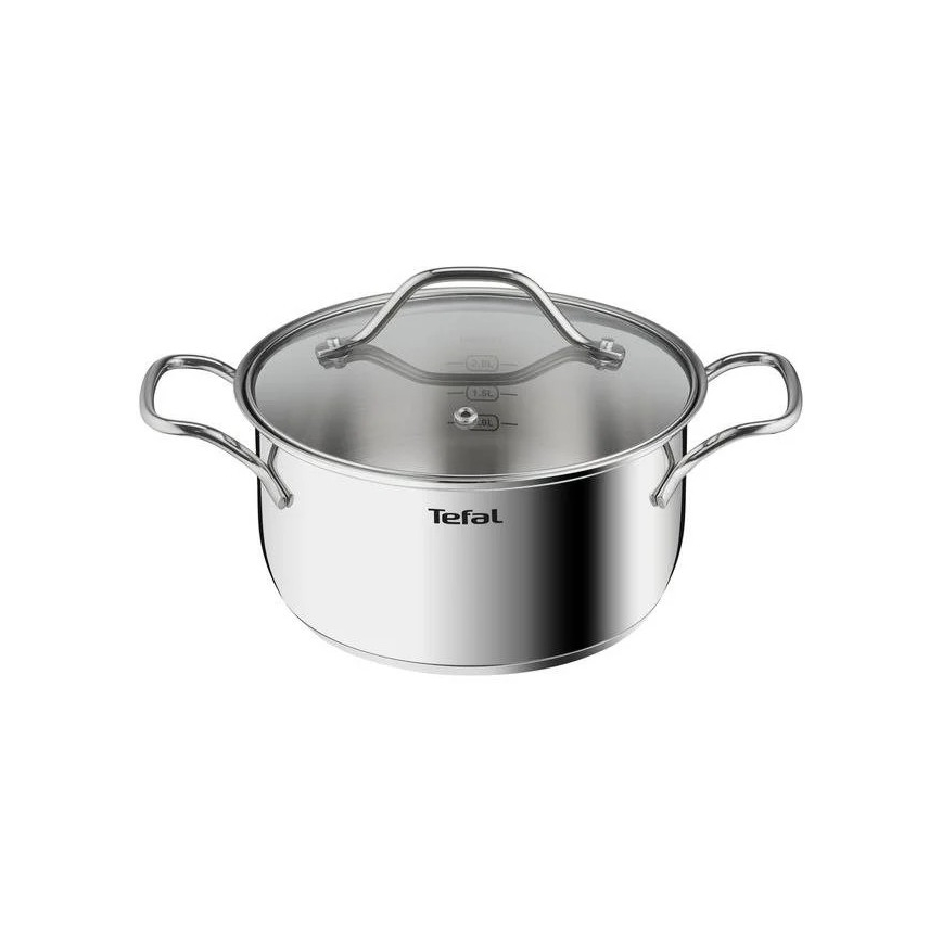 Tefal - Set potten 10 st. INTUITION roestvrij