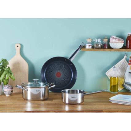 Tefal - Set van 2 COOK EAT koekenpannen 24/28 cm