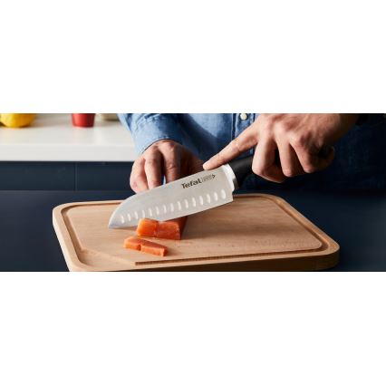 Tefal - Set van 4 ICE FORCE keukenmessen met houder