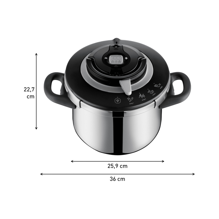 Tefal - Set van snelkookpannen 4,5/6 l CLIPSO+ CHEF