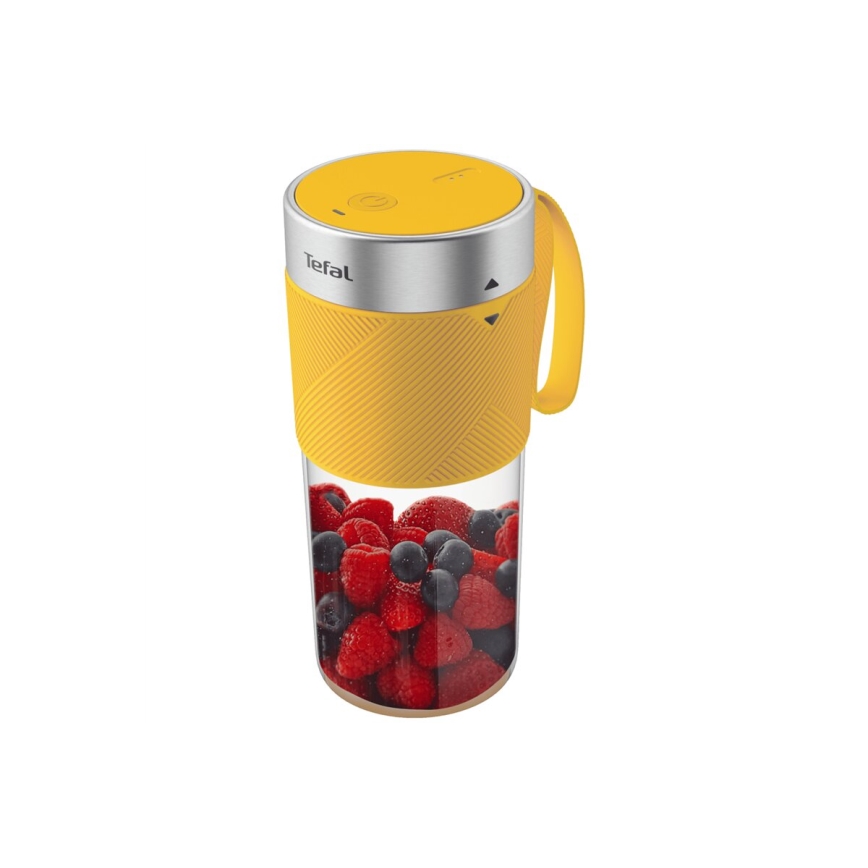 Tefal - Smoothieblender BLENDFORCE 50W/5V 1200 mAh geel