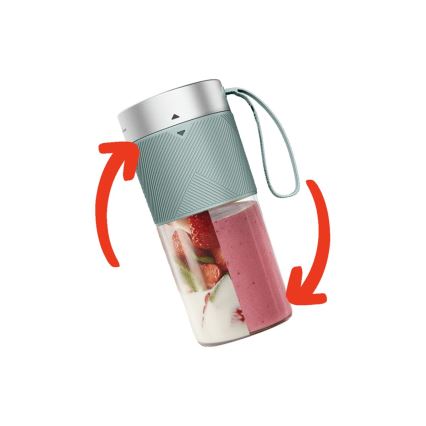 Tefal - Smoothieblender BLENDFORCE 50W/5V 1200 mAh mint