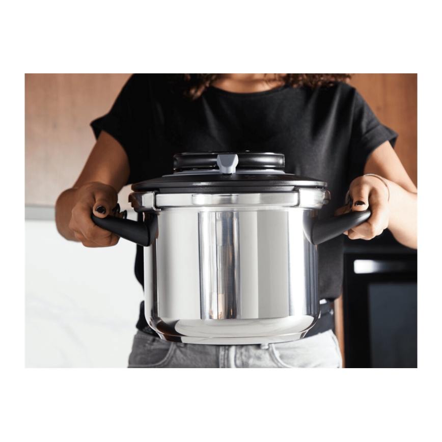 Tefal - Snelkookpan 4,5 l CLIPSO+ CHEF roestvrij