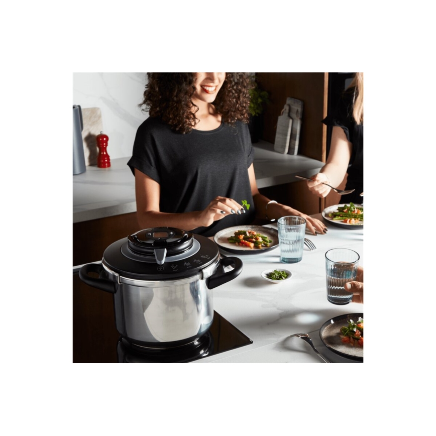 Tefal - Snelkookpan 4,5 l CLIPSO+ CHEF roestvrij