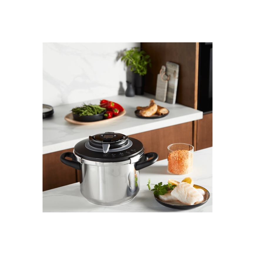 Tefal - Snelkookpan 4,5 l CLIPSO+ CHEF roestvrij