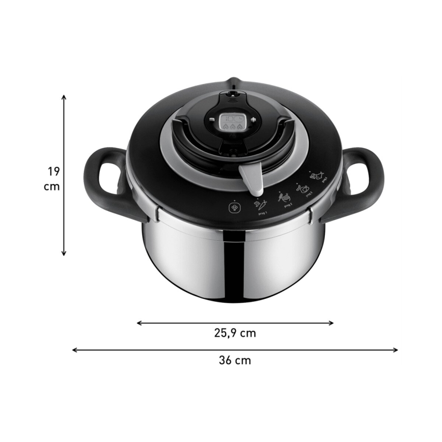 Tefal - Snelkookpan 4,5 l CLIPSO+ CHEF roestvrij