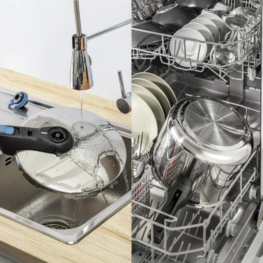 Tefal - Snelkookpan 4 l SECURE TRENDY roestvrij