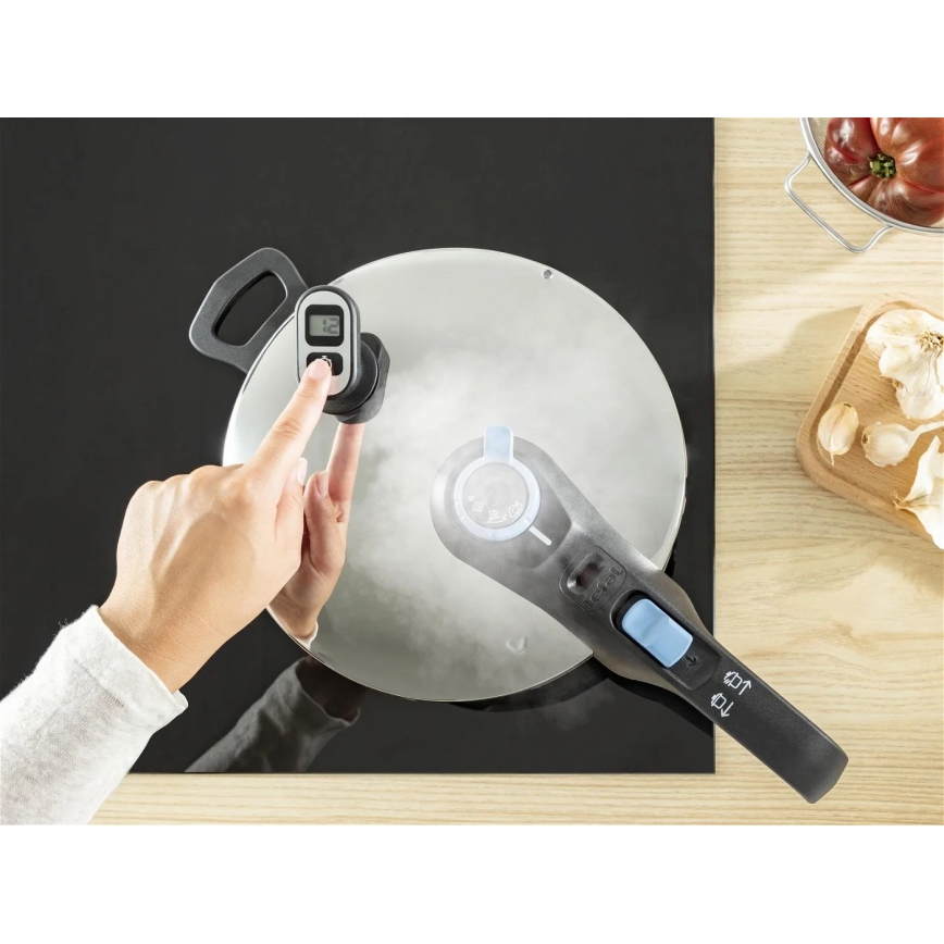 Tefal - Snelkookpan 4 l SECURE TRENDY roestvrij