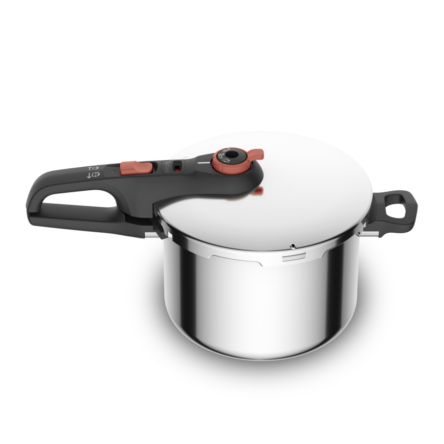 Tefal - Snelkookpan 6 l SECURE TRENDY + 5-delige set INGENIO EMOTION