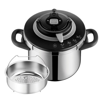 Tefal - Snelkookpan 8 l CLIPSO+ CHEF roestvrij