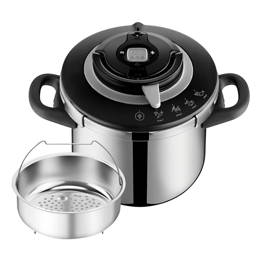 Tefal - Snelkookpan 8 l CLIPSO+ CHEF roestvrij
