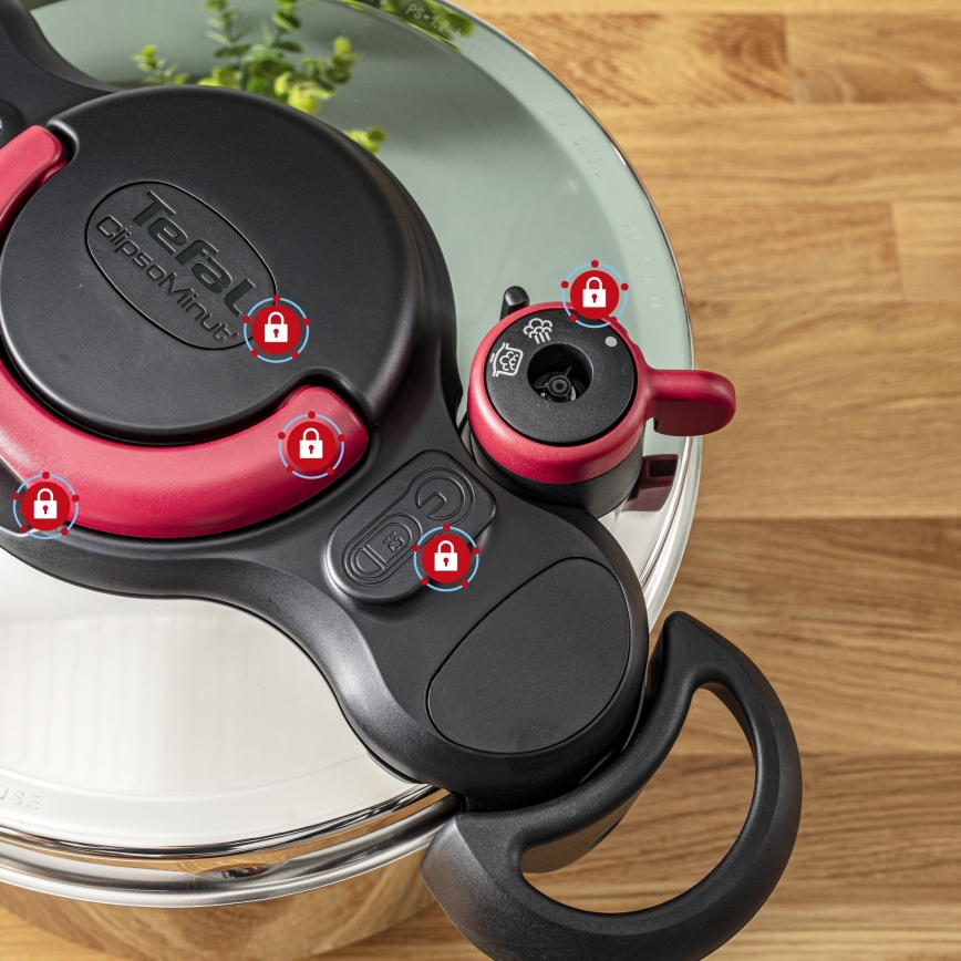 Tefal - Snelkookpan 9 l CLIPSO MINUT EASY