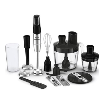 Tefal - Staafmixer INFINY FORCE PRO 5in1 1200W/230V zwart/roestvrij