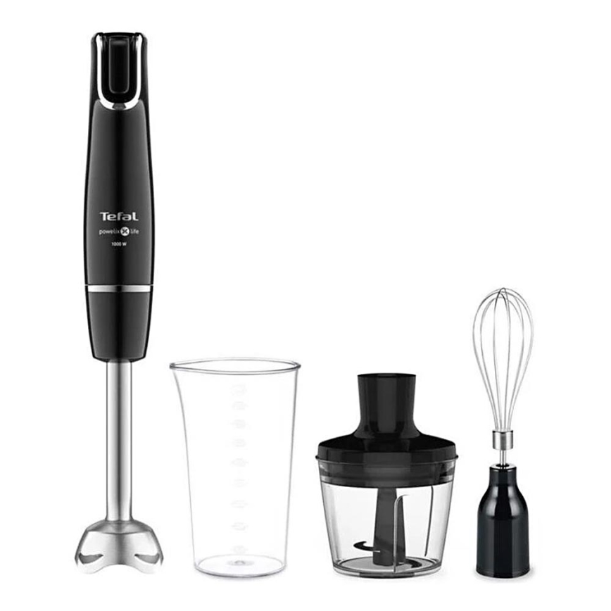 Tefal - Staafmixer INFINY FORCE V2 3in1 1000W/230V zwart/roestvrij