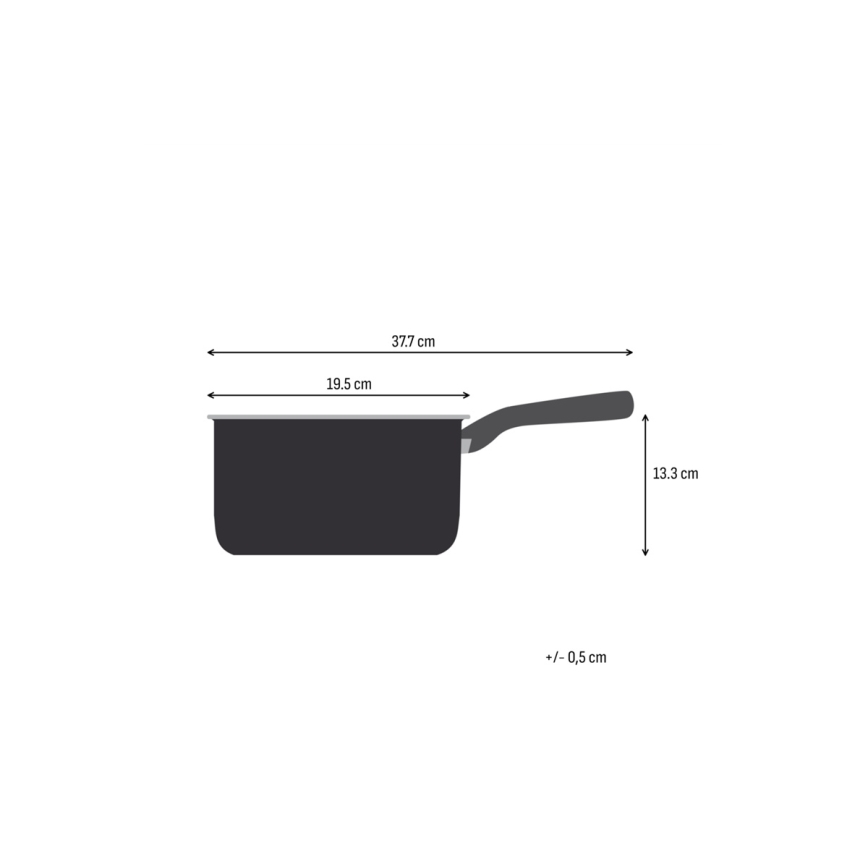 Tefal - Steelpan met deksel EXTREME 18 cm