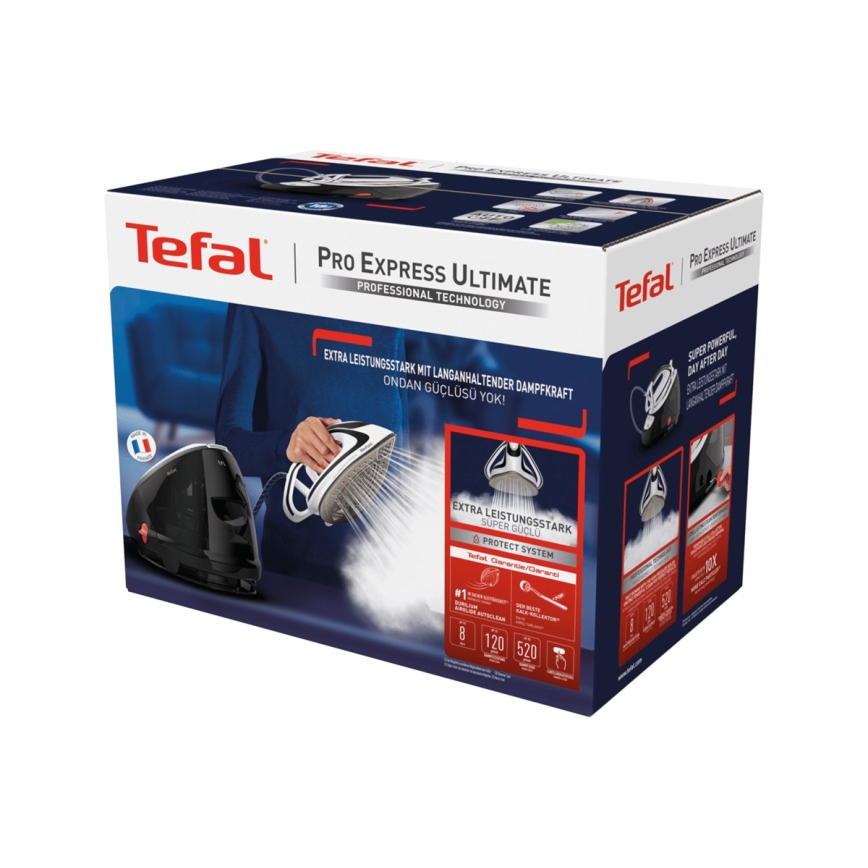 Tefal - Stoomgenerator EXPREEE ULTIMATE 2600W/230V zwart/wit
