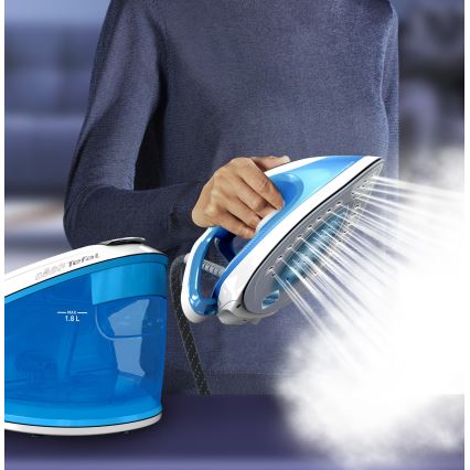Tefal - Stoomgenerator EXPRESS AIRGLIDE 2800W/230V blauw