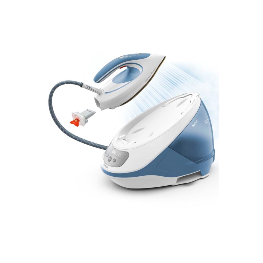 Tefal - Stoomgenerator EXPRESS PROTECT 2800W/230V blauw