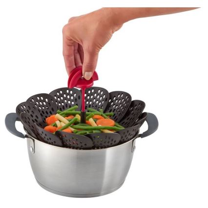 Tefal - Stoommandje INGENIO zwart/rood
