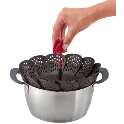 Tefal - Stoommandje INGENIO zwart/rood