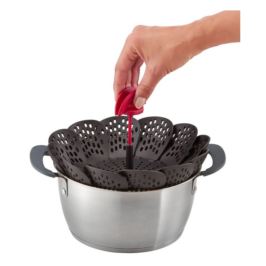 Tefal - Stoommandje INGENIO zwart/rood