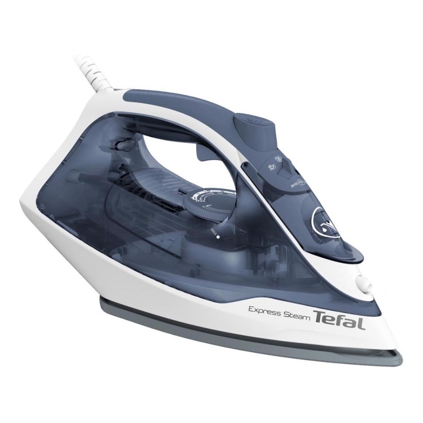 Tefal - Stoomstrijkijzer EXPRESS STEAM 2400W/230V wit/blauw