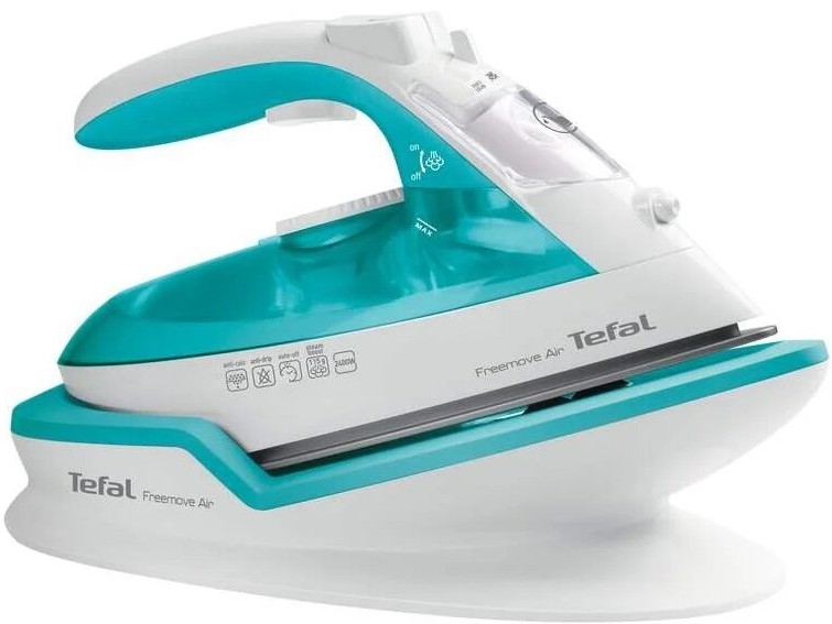 Tefal - Stoomstrijkijzer FREEMOVE AIR 2400W/230V wit/turquoise