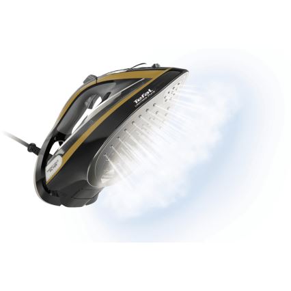 Tefal - Stoomstrijkijzer ULTIMATE PURE 3000W/230V goud/zwart