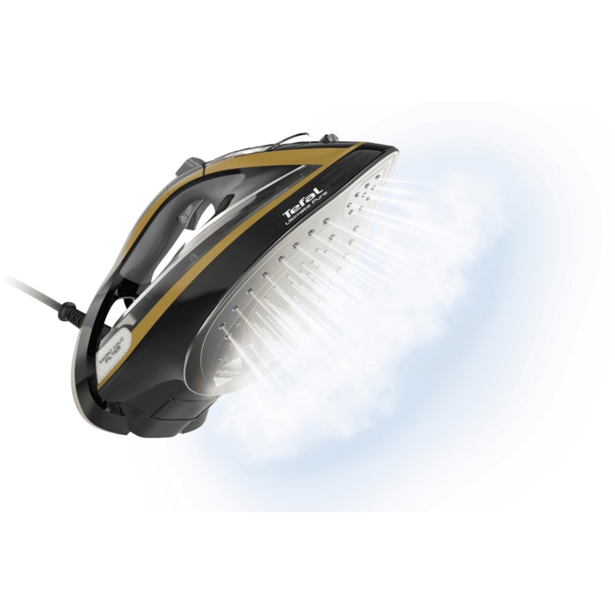 Tefal - Stoomstrijkijzer ULTIMATE PURE 3000W/230V goud/zwart
