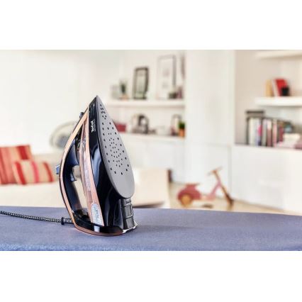 Tefal - Stoomstrijkijzer ULTIMATE PURE 3000W/230V koper/zwart