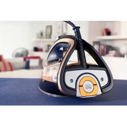Tefal - Stoomstrijkijzer ULTIMATE PURE 3000W/230V koper/zwart